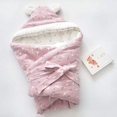 Cobertor de Bebê com Capuz